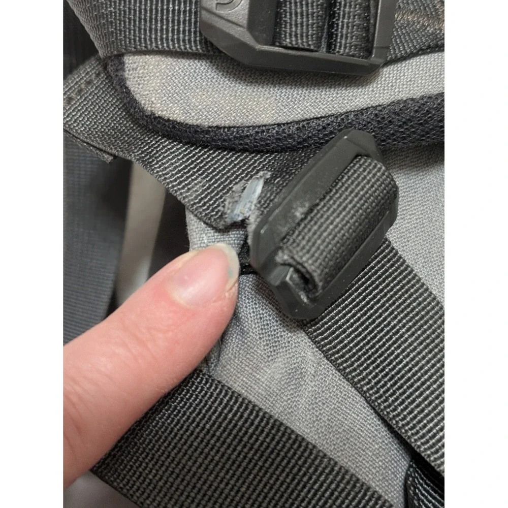 The North Face Surge Backpack Laptop Tablet Gray color